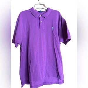 Polo Ralph Lauren Men’s Purple Polo Shirt Size XXL Cotton